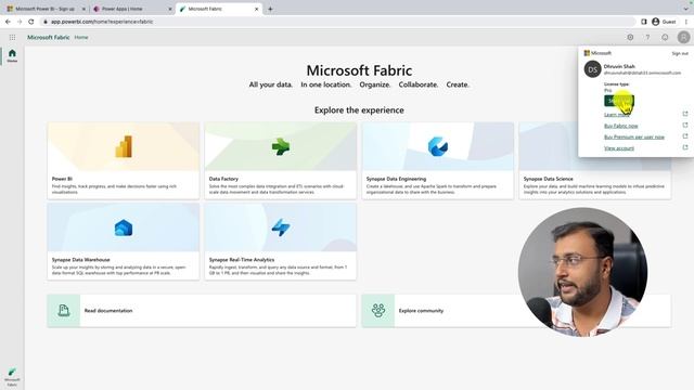 Get Started with Microsoft Fabric - Activate Fabric Trial смотреть онлайн