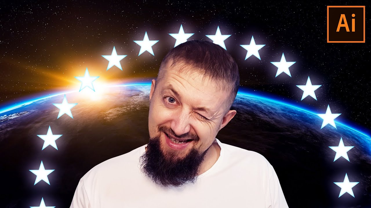 Как в иллюстраторе дублировать объект по кругу 2 простых способа смотреть онлайн