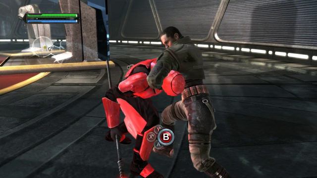 Setting the Wookiee slave on the Imperial Royal Guard (Force Unleashed) смотреть онлайн