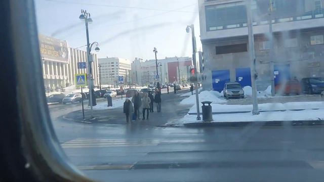 Поездка на 12 трамвайной маршруте.