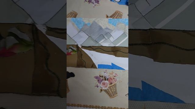 Картина из лоскутков ткани смотреть онлайн