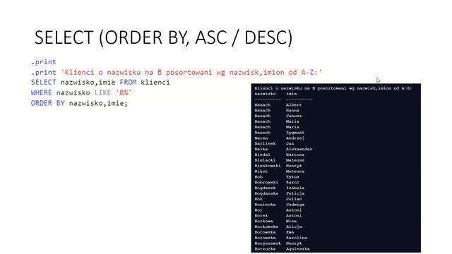 SQL - matura z informatyki смотреть онлайн