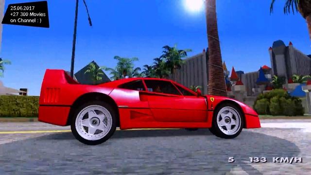 Ferrari F40 New ENB Top Speed Test GTA Mod Future _REVIEW смотреть онлайн