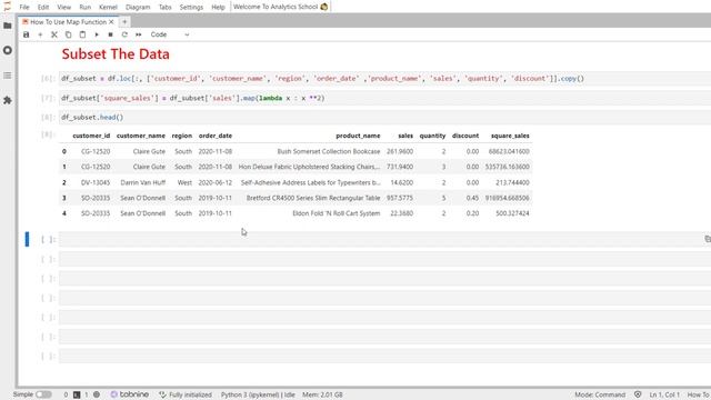 Map Function In Pandas смотреть онлайн