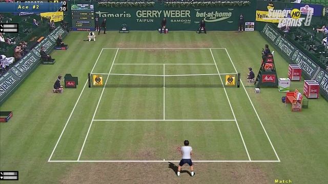 Tennis Elbow 2013 ITST Mod 1.14 - Exhibition : Grass season foretaste - Fish vs. Federer 6-7 7-6 6- смотреть онлайн