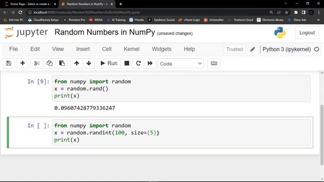 NumPy RANDOM | LESSON 1 | RANDOM INTRO смотреть онлайн
