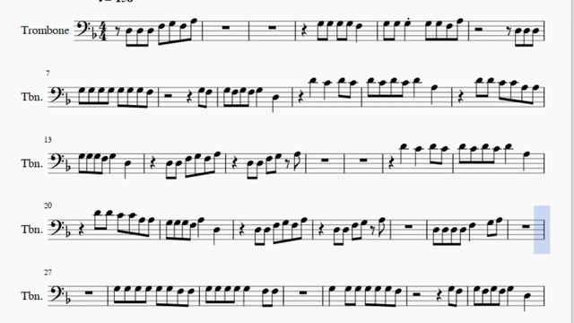 Trombone Sheet Music: How to play Feel It Still by Portugal the Man смотреть онлайн