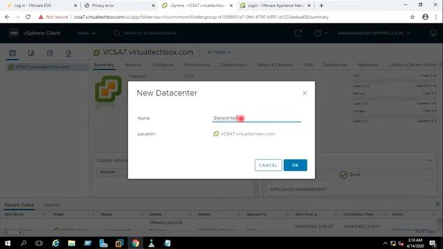 vCenter 7.0 : How to install and configure the VMware vCenter Server Appliance 7.0 (VCSA 7.0) смотреть онлайн
