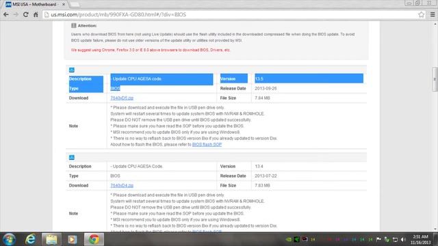 How to Update MSI 990FXA-GD80 BIOS to 13.5 Windows 7 смотреть онлайн