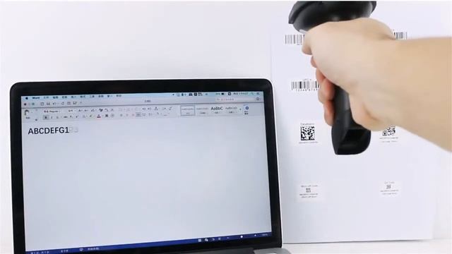 Wireless Bluetooth Handheld Barcode Scanner ~ 1D, 2D QR Code Reader ~ PDF417 for IOS Android IPAD смотреть онлайн