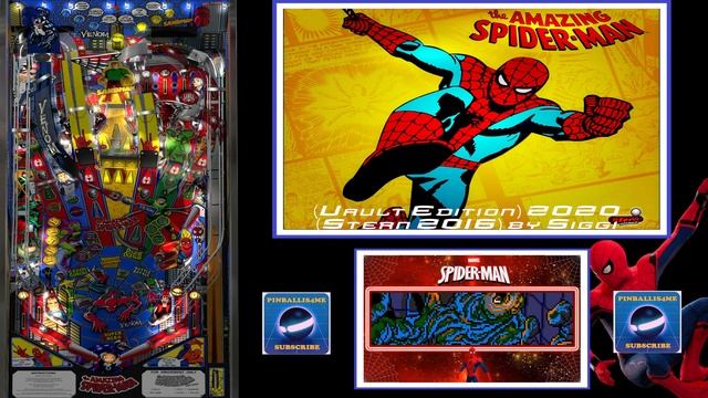 4K Every Spider-man Vpx Table Visual Pinball Gameplay (3 Screen Setup) смотреть онлайн