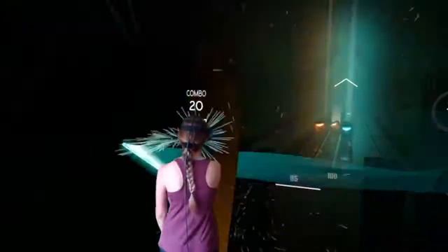 Beat Saber - Crystallized (Camellia || Expert || Mixed Reality) смотреть онлайн