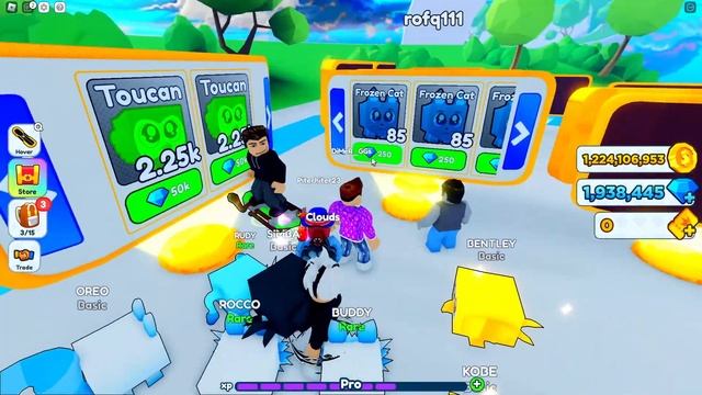ПРОКАЧАЛ ПОДПИСЧИКОВ НА 2,500,000 В СИМУЛЯТОРЕ ПИТОМЦЕВ PET LEGENDS 2 В РОБЛОКС? ROBLOX смотреть онлайн