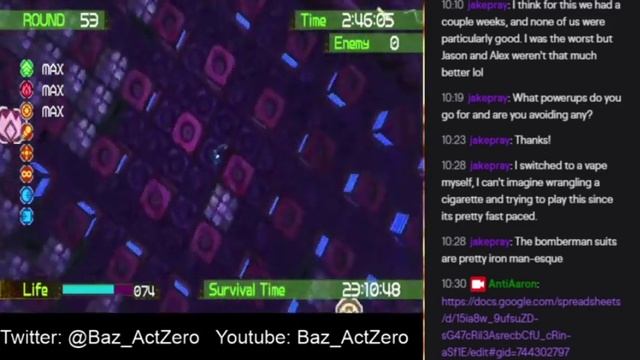 For The Bad Game Cast ( 47:45.62 - FPB ) Bomberman Act Zero speedrun смотреть онлайн