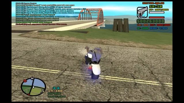 Нитро на клубном байке в GTA SAMP SEKTOR смотреть онлайн