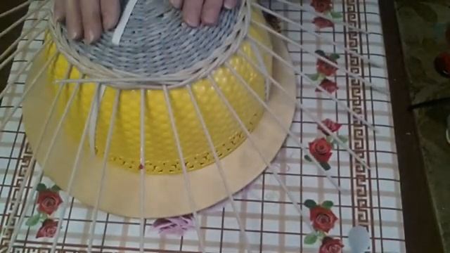 Плету крышку для круглой хлебницы. Ч.2 смотреть онлайн