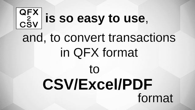QFX2CSV (QFX to CSV/Excel Converter) by ProperSoft смотреть онлайн