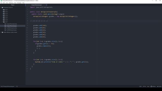 Computer Science A: ArrayList Traversals смотреть онлайн
