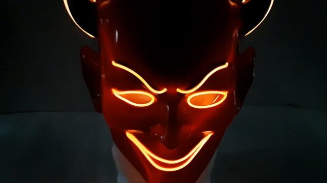 Mascara Diablo C Luz LED Neon Tu no Vive asi reguaeton смотреть онлайн