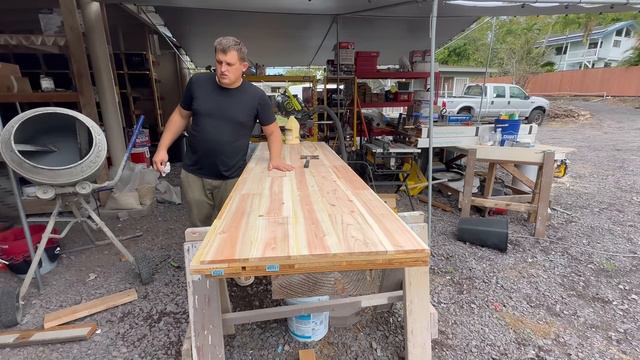 Сделал столешницу на кухню из дерева за копейки легко и просто смотреть онлайн