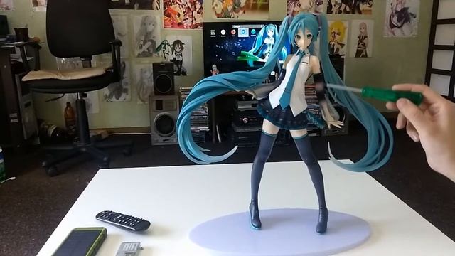 Обзор БОЛЬШОЙ 45см фигурки Hatsune Miku с AliExpress смотреть онлайн