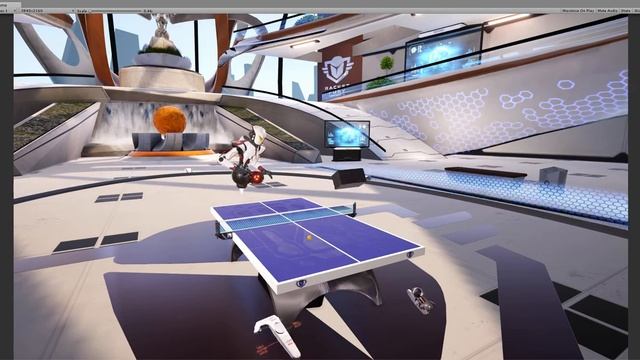 Racket Fury Table Tennis VR Training - When AI makes only spinny balls.... смотреть онлайн