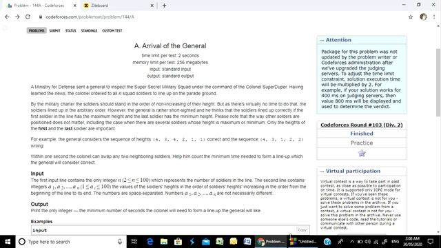 Codeforces "144A - Arrival of the General" solution( Bangla ) | Cpp language смотреть онлайн
