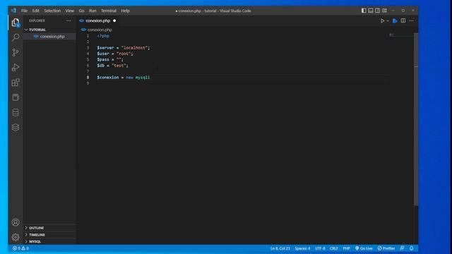 como CONECTAR una base de datos MYSQL con PHP en xampp ? смотреть онлайн