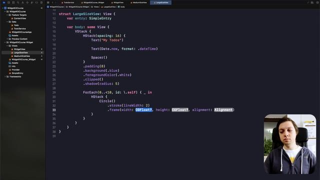 Introduction to WidgetKit - Lesson 2: Size Classes & Deep Links смотреть онлайн
