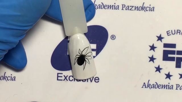 Паук на ногтях. Дизайн ногтей. Роспись гель лаками смотреть онлайн