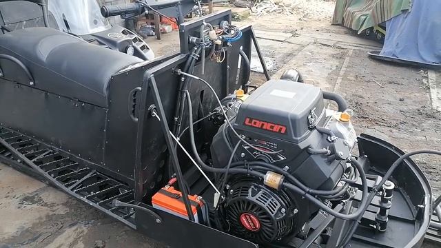 Снегоход Хома 500Т с мотором Лончин 30л.с. смотреть онлайн