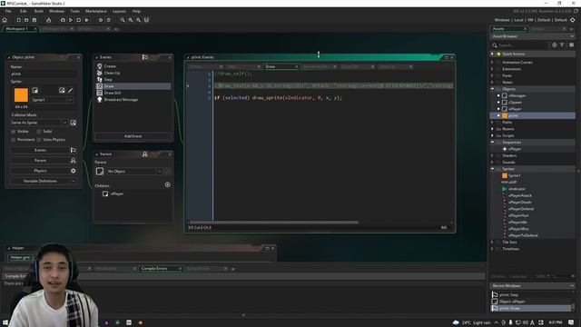 [GMS2] Make a Turn-based RPG Combat System in GameMaker Studio 2 (p.23 Unit Death)| FunBox смотреть онлайн
