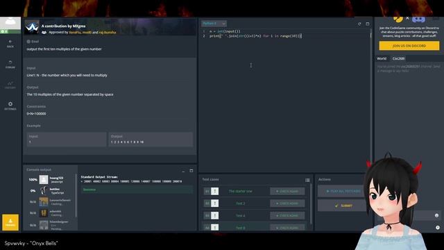 Full Stream: VTuber learning python [CodinGame Clash of Code] смотреть онлайн