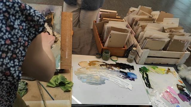 Пишем собачку маслом. Порода Американская Акита. Мастер-класс по живописи. Пишем собачку мастихином смотреть онлайн