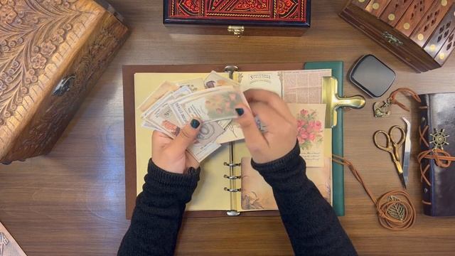 ASMR Collage Scrapbooking Journaling Relaxing Sounds Of Paper Decorating Vintage Journal