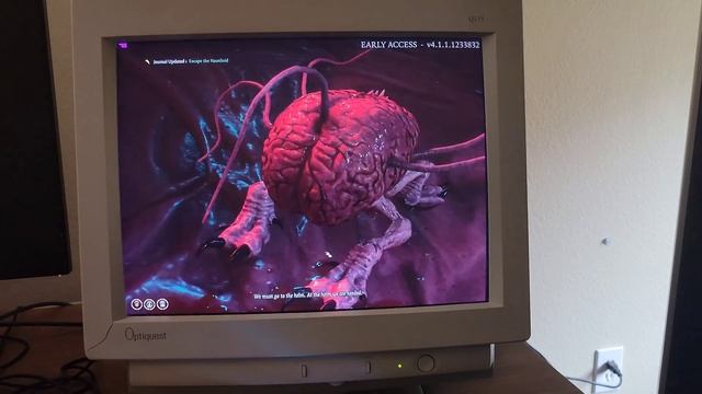 Baldur's Gate 3 on 21" CRT смотреть онлайн