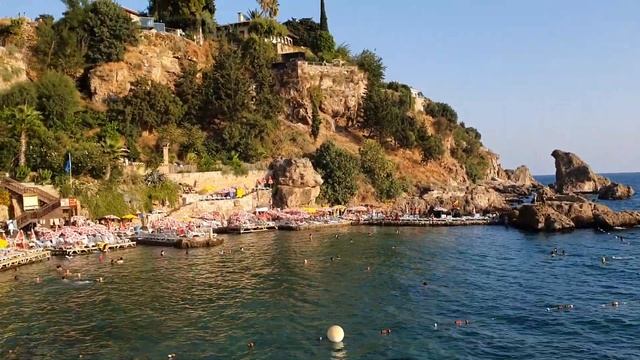 Mermerli Plajı ve Yat Limanı Deniz Manzarası Antalya Turistik Gezilecek Yerler смотреть онлайн