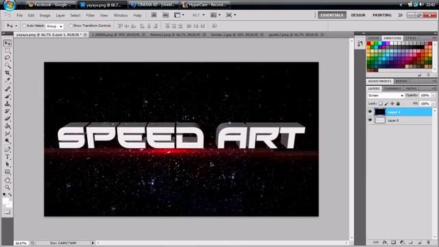 C4D To Photoshop • Speed Art #1 • HD смотреть онлайн