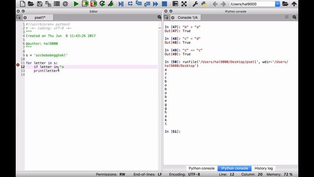 MIT 6.00.1x: Problem Set 1 Walkthrough—Problem 3 смотреть онлайн