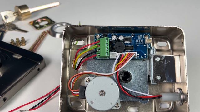 Электромоторный всепогодный замок с ручкой-шайбой Ps-Link PS-EMTL-SS смотреть онлайн