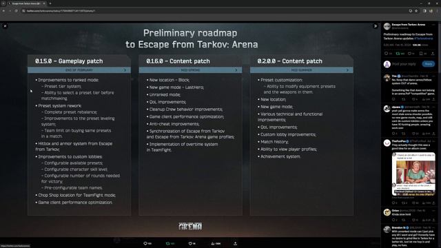 FIRST WIPE COMING IN TARKOV ARENA?! #tarkovarena #gameupdates #wipe смотреть онлайн