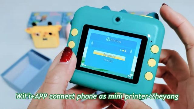 ZHEYANG FACTORY - WiFi 2.4 Inch Selfie Instant Print Kids Camera Christmas Gifts For Children