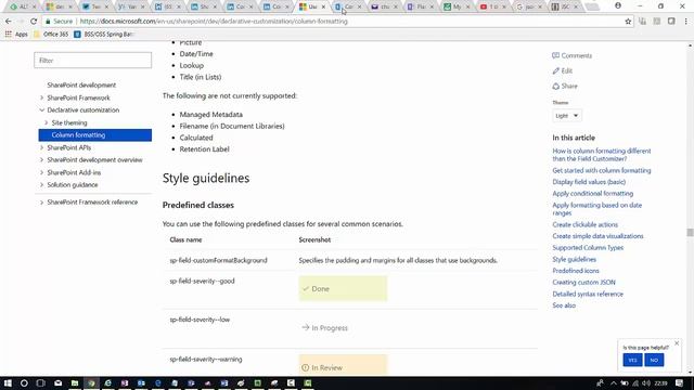 Office 365 - Formato de columnas en listas modernas de SPO con JSON смотреть онлайн