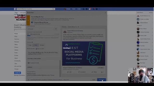 Facebook Boost Post смотреть онлайн