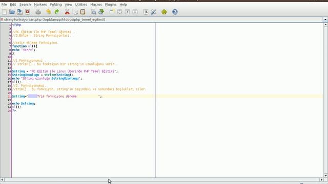 PHP Ktphanesi String Fonksiyonlar B”lm 1 смотреть онлайн