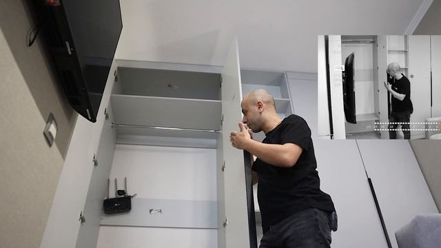 Обзор нашего БОЛЬШОГО ШКАФА в Самаре  ВЫЕЗДНЫЕ обзоры НАШЕЙ мебели у ВАС