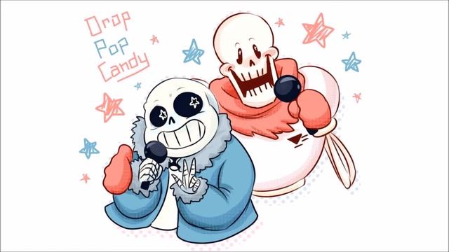 Undertale- Sans and Papyrus: Drop Pop Candy (Both Versions Together) смотреть онлайн