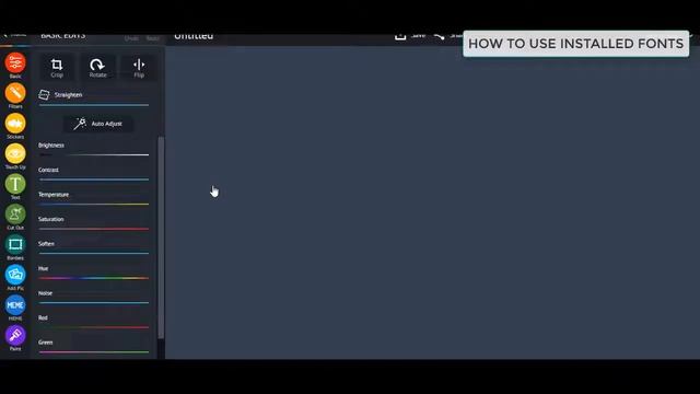 piZap's Quick Photo Editing Tutorial:How to use installed fonts смотреть онлайн
