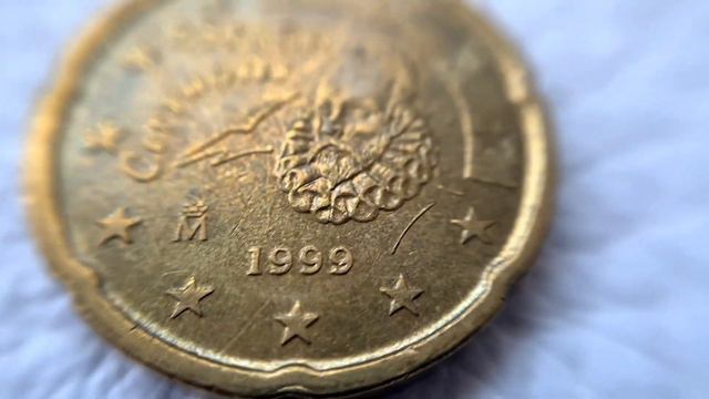 RARE 762.251.000 - 20 Euro Cent 1999 Spain