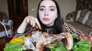КУРИЦА ГРИЛЬ MUKBANG / СТОИТ ЛИ ПЕРВОЙ ПРИЗНАВАТЬСЯ?  Ayka Emilly